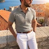 Griffin - Bequemes Polohemd – Khaki