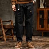 Clyde - Weite Retro-Hosen – Schwarz