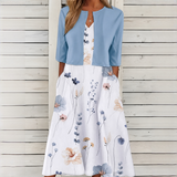 Colette - Stilvolles und Elegantes Kleid – Blau