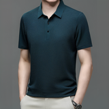 Griffin - Bequemes Polohemd – Blau