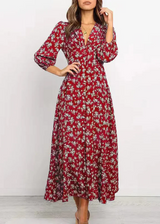 DE MELEINA KLEID – Rot