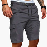 Cargoshorts mit Taschen für Herren - Freizeit Sommerstyle – Grau