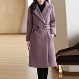 Talia | Der Gürtel-Eleganz Mantel – Violett