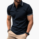 Polo-Shirt für Männer mit kurzem Ärmel - Freizeitmode – Marineblau