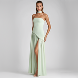 Zadie - Schickes Tube-Top-Kleid – Grün