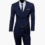 Eleganter Slim Fit Anzug - moderner Look für Herren zur Hochzeit – Marineblau