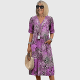 Nerida - Leichtes Midikleid – Lila