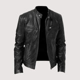 Patrick | Lederjacke für Herren – Schwarz