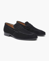 Julian | Old Money Casual Business Wildleder Loafer für Männer – Schwarz