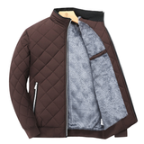 Fleecejacke Herren | Stehkragen Mit Reißverschluss – Braun