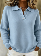 Tyra™ – Bequemes Stretch-Poloshirt für Damen – Hellblau