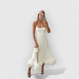 Carissa | Ein fließendes Kleid für deine Schönheit – Weiß