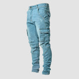 Lässige jeans mit ultra stretch – aris – Blau