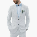 Festlicher Anzug - Herren Stilvoll für Hochzeit & Events – Weiß