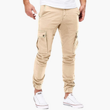 Bequeme Cargohose mit Seitentaschen - Herren Freizeithose – Beige