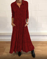 Helena - Elegantes Vintage-Kleid – Rot