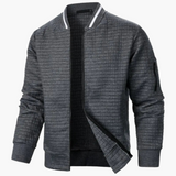 Wärmende Jacke für Herren - stylisch, bequem und modern – Dunkelgrau