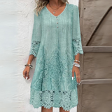 Ondessa – Elegantes Spitzen Kleid – Grün