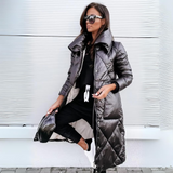Aldo Modische Lange Jacke – Schwarz