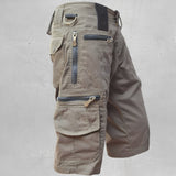 Karl - Outdoor-Shorts für Herren mit vielen Taschen – Hellbraun