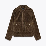 Jolie – Oversized Suede-Jacke für mühelosen Chic – Espresso