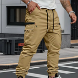 Mika | Cargo Stretch Jogger Hose – Khaki