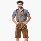 Traditionelle Lederhosen für Herren - Oktoberfest 2025 – Braun