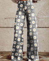 Flora | Boho Vibes Weite-Bein-Hose – 2