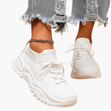 Bequeme Freizeitschuhe für Damen – modisch & strapazierfähig – Weiß