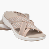 Leichte Slip-On Sandalen für Damen - Bequem & Atmungsaktiv – Beige