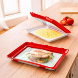 3+2 Gratis | FrischLock™ Langanhaltender Frischebewahrer – Rot