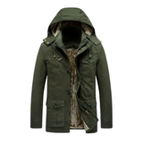 Premium Gepolsterte Winterjacke – Grün
