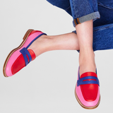 Violet | Bunte Mokassins – Rot