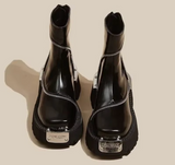 Norine – Hochwertige wasserdichte Stiefel – Schwarz