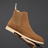 Herren Stiefel | Elastische Seitenteile mit kompakter Schaftform – Hellbraun