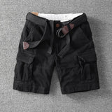 Lorthan - atmungsaktive Cargoshorts – Schwarz
