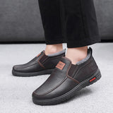 Winterschuhe Herren | Slip-On Mittlerer Schnitt Mit Innenfutter – Braun