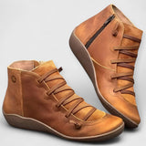 ELAIZA | Komfortable Schnürschuhe – Khaki