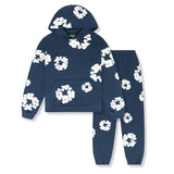 Niklas | Flower Tears Trainingsanzug – Blau