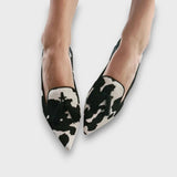 Maura – Statement-Loafer mit Fransen – Schwarz