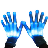 GlowHands – LED-Neon-Leuchthandschuhe – Blau