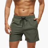 Schnelltrocknende Stretchshorts für Herren - Ideal für Sport & Freizeit – Armee grün