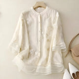 Anna | Bluse – Beige