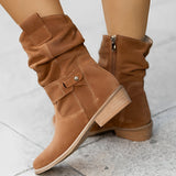 Carissa - Elegante Damenstiefel mit weichem Futter – Braun