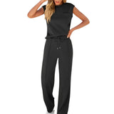 Esperanza – Zweiteiliges Set im Lässig Stil – Schwarz