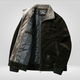 Herren Winterjacke | Kragenbetonte Ausführung mit markanter Form – Dunkelgrün