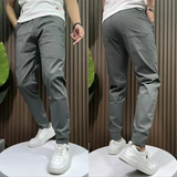 Leon | Premium Herren Cargo-Stretchhose – Dunkelgrau