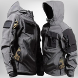 Winterjacke Herren Winddicht | Taktische Outdoorjacke – Grau