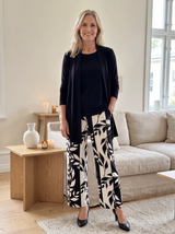 Soraya | Lässiges Frühlings-Drei-Teile-Set – Schwarz