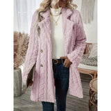 Carey – Strickmantel für Frauen – Rosa